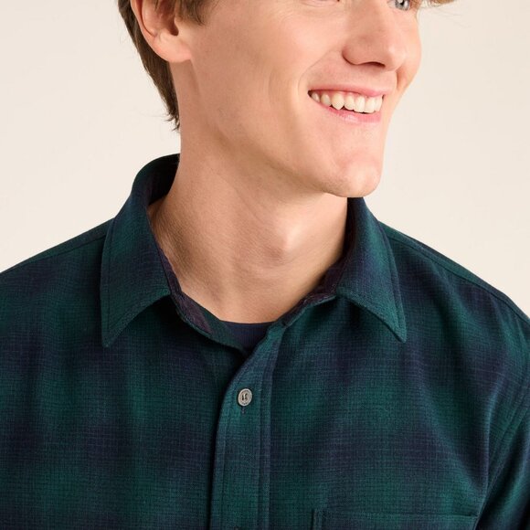 NWT Pendleton Mens Limited USA Plaid Merino Wool Lodge Shirt Large Black Watch - Picture 6 of 8